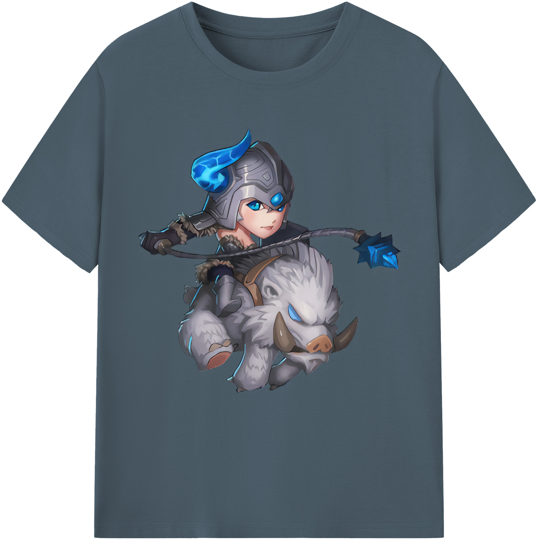 リーグ・オブ・レジェンド League of Legends LOL 綿100％半袖Tシャツ（フロントプリント）